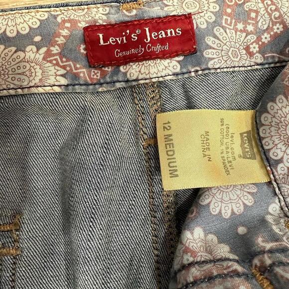 Vintage Levi’s Jeans‎ Womens 12 Med Spandex Stretch Relaxed Boot Cut 90s Crafted - Picture 10 of 15